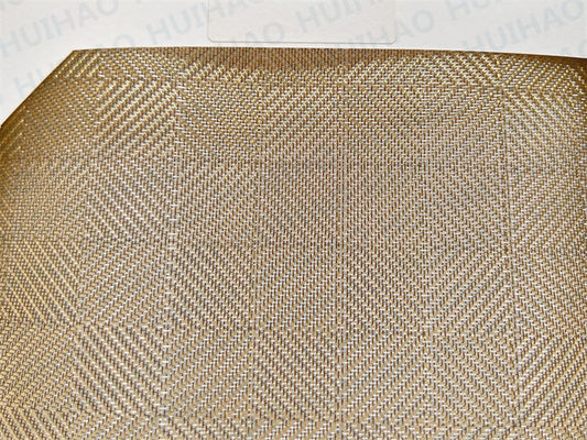A tela tecida flexível de cobre do metal laminou o vidro 0.5mm